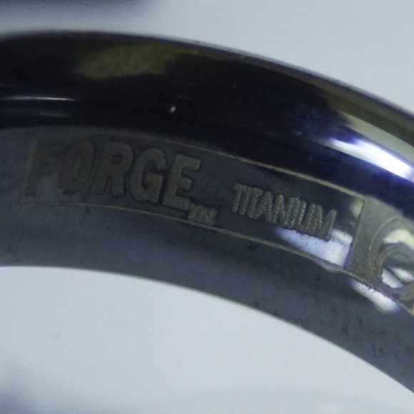 Forge Tungsten Men's Ring SZ 10 - Picture 2 of 4
